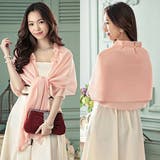 シフォンが見え隠れするレースデザインのショール(SHAWL) | GRAXIA | 詳細画像4 