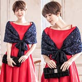 シフォン素材とフラワーモチーフレースのショール(SHAWL) | GRAXIA | 詳細画像9 