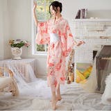 キュートな柄とロング丈の着丈から素肌がチラリと見え色気漂う浴衣風コスプレ(セクシ… | GRAXIA | 詳細画像7 