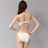 鮮やかなカラー刺繍がアクセントのブラ・ショーツセット（ブラセット） | GRAXIA | 詳細画像3 