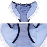 花柄デザインレースが華やかでフェミニンな印象のデザインが可愛いブラ ショーツセッ… | GRAXIA | 詳細画像12 