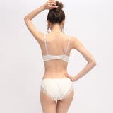 花柄デザインレースが華やかでフェミニンな印象のデザインが可愛いブラ ショーツセッ… | GRAXIA | 詳細画像3 