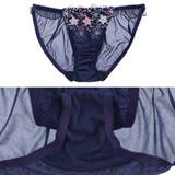 花柄刺繍とチュール使いが可憐なブラ・ショーツセット（ブラセット） | GRAXIA | 詳細画像12 