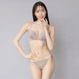 クロス紐でバックスタイルもセクシーにきまるブラ・ショーツセット(ブラセット) | GRAXIA | 詳細画像6