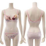 美しいお花柄が目を引く気品高いデザインのブラ・ショーツセット(ブラセット) | GRAXIA | 詳細画像9
