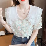 可愛らしい花柄のガーリーなトップス(TOPS) | GRAXIA | 詳細画像6 