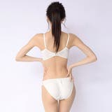 トレンド感のある花の大柄が目を引くブラ・ショーツセット(ブラセット) | GRAXIA | 詳細画像3
