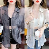 透け感でさりげなく肌見せを叶えるシースルーシャツ(TOPS) | GRAXIA | 詳細画像2 