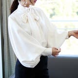 ボリュームのある袖とリボンでフェミニンな動きのあるトップス(TOPS) | GRAXIA | 詳細画像5 