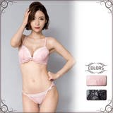 アイラッシュレースの花々が贅沢に咲くインポートライクなブラ ショーツセット（ブラ… | GRAXIA | 詳細画像1 