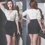 タックデザインがポイントのアシンメトリースカート(SKIRT) | GRAXIA | 詳細画像4 