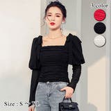 ほどよい肌魅せで華奢見えも叶えるトップス(TOPS) | GRAXIA | 詳細画像1 