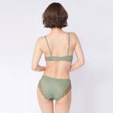 艶サテンとレースで落ち着いた大人の女性を演出するブラ ショーツセット | GRAXIA | 詳細画像3