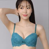 クラシカルなストレッチレースがフェミニンなブラショーツセット（ブラセット） | GRAXIA | 詳細画像4 