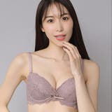 クラシカルなストレッチレースがフェミニンなブラショーツセット（ブラセット） | GRAXIA | 詳細画像7 