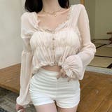 柔らかな透け感がフェミニンなパフスリーブのトップス(TOPS) | GRAXIA | 詳細画像4 
