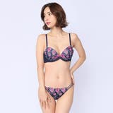 美しい花刺繍に華やいだ気分になりそうなブラショーツセット（ブラセット） | GRAXIA | 詳細画像6 