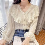 キラキラと輝きを放つレーシーで女性らしいトップス(TOPS) | GRAXIA | 詳細画像4