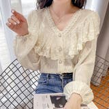 キラキラと輝きを放つレーシーで女性らしいトップス(TOPS) | GRAXIA | 詳細画像5