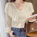 キラキラと輝きを放つレーシーで女性らしいトップス(TOPS) | GRAXIA | 詳細画像6