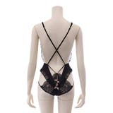 上品なレースとサテンの掛け合わせが大人の女性を感じさせるテディ(セクシーランジェ… | GRAXIA | 詳細画像18 