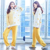 千鳥格子×ハート柄のポップなルームウェア(ROOMWEAR) | GRAXIA | 詳細画像2