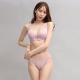 ストリング使いが特徴的なブラ・ショーツセット(ブラセット) | GRAXIA | 詳細画像6