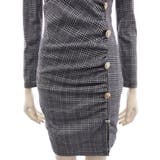 落ち着きのあるグレンチェックのOL風大人ワンピース(キャバドレス CABARET… | GRAXIA | 詳細画像12