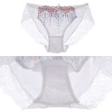 スカラップレースがゴージャスな雰囲気のブラ・ショーツセット(ブラセット) | GRAXIA | 詳細画像12 