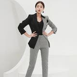 フェミニンさとレトロな雰囲気を併せもつ千鳥柄のセットアップ | GRAXIA | 詳細画像4