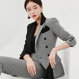 フェミニンさとレトロな雰囲気を併せもつ千鳥柄のセットアップ | GRAXIA | 詳細画像9