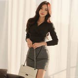 知的な印象にちょっとセクシーな雰囲気をあわせ持つセットアップ(キャバドレス CA… | GRAXIA | 詳細画像7