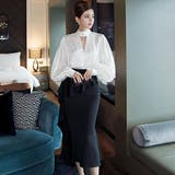 ドレープをきかせたデザインが大人の余裕を感じさせるセットアップ | GRAXIA | 詳細画像3