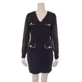 シックな上品さにゴールド使いで華やかさをプラスするミニワンピース(キャバドレス … | GRAXIA | 詳細画像9 