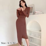 デコルテを美しく魅せるカシュクールデザインワンピース (キャバドレス CABAR… | GRAXIA | 詳細画像1 