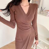 デコルテを美しく魅せるカシュクールデザインワンピース (キャバドレス CABAR… | GRAXIA | 詳細画像7 