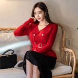 ベルトアレンジもできるカーデイガン風ニット(TOPS) | GRAXIA | 詳細画像6 