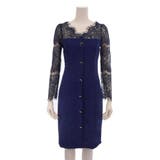 肌魅せで色っぽさを醸し出すミモレ丈ワンピース(キャバドレス CABARETDRE… | GRAXIA | 詳細画像9 