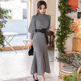 マーメイドラインで揺れる裾がフェミニンなロングワンピース(キャバドレス CABA… | GRAXIA | 詳細画像3 