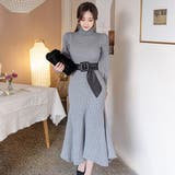 マーメイドラインで揺れる裾がフェミニンなロングワンピース(キャバドレス CABA… | GRAXIA | 詳細画像6 