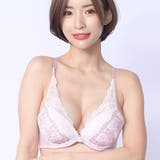 繊細なレースとパステル調の色合いでソフトな印象のブラ ショーツセット | GRAXIA | 詳細画像4