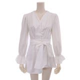 清楚で可憐な印象を与えるペプラムブラウス(TOPS) | GRAXIA | 詳細画像10 