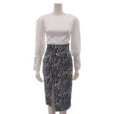 トレンド感のあるアニマル柄が存在感を放つセットアップドレス(キャバドレス CAB… | GRAXIA | 詳細画像11