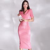 ショートトップスとミドル丈スカートでスタイルアップしてくれるドレス(キャバドレス… | GRAXIA | 詳細画像8