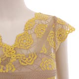 ナチュラル感漂う大人女子にイチオシのレース裾フレアワンピース(キャバドレス CA… | GRAXIA | 詳細画像14