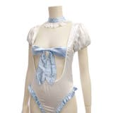 あどけなさを残した大胆デザインのメイドさん風テディ(セクシーランジェリー) | GRAXIA | 詳細画像10 