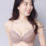 贅沢に使用したフラワーレースが大人っぽいブラ・ショーツセット(ブラセット) | GRAXIA | 詳細画像7