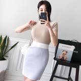 シンプルデザインとカラーで1枚で主役になるニットワンピ(キャバドレス CABAR… | GRAXIA | 詳細画像14