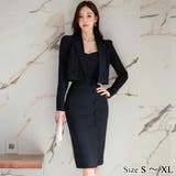 テーラードジャケットで印象が変化するツーピースドレス(キャバドレス CABARE… | GRAXIA | 詳細画像1