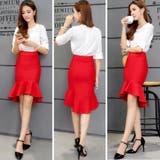 エレガントに揺れる裾がフェミニンな印象のマーメイドスカート(SKIRT) | GRAXIA | 詳細画像5 